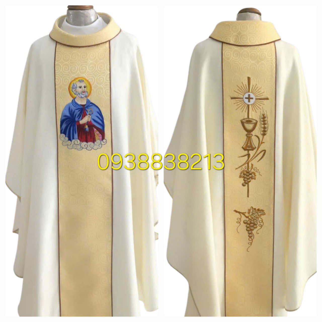 Mẫu Áo Lễ Linh Mục Thiêu Thánh Phêrô.